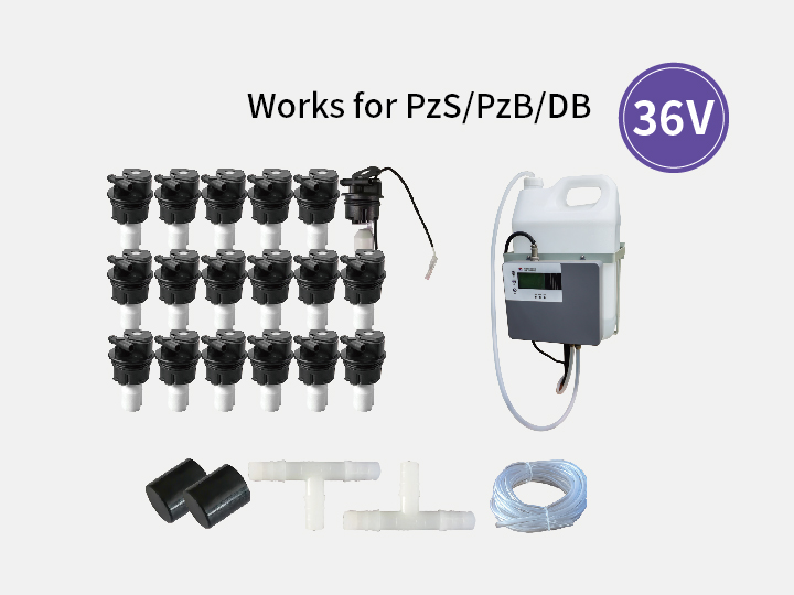 Battery watering system—36V